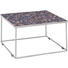 LOUNGETISCH 77/77/44 cm - Edelstahlfarben/Multicolor, Design, Stein/Metall (77/77/44cm) - Amatio LOUNGETISCH 77/77/44 cm - Edelstahlfarben/Multicolor, Design, Stein/Metall (77/77/44cm) - Amatio