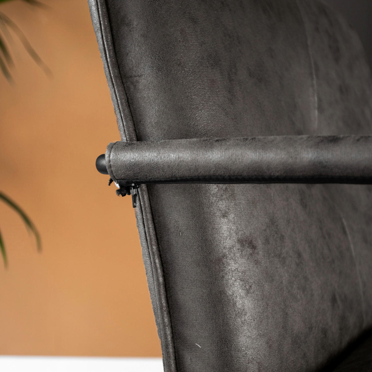 SESSEL Anthrazit    - Anthrazit/Schwarz, MODERN, Textil/Metall (65/80/68cm) - MID.YOU