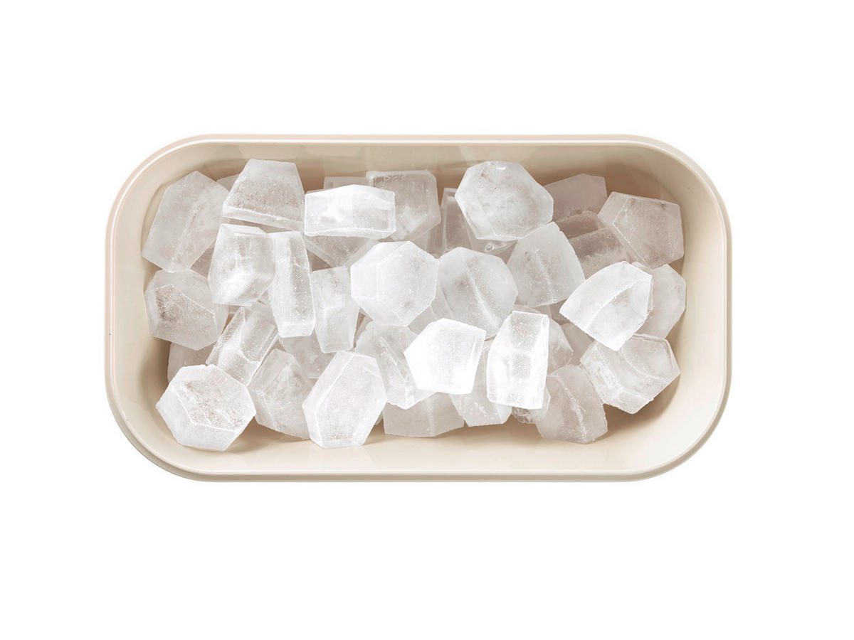 POSODA ZA KOCKE LEDU - bela, Basics, umetna masa (12,5/12,5/22,5cm) - LEKUE