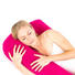 Reisekissen aufblasbar - Pink, Basics, Textil (120/16/11cm)
