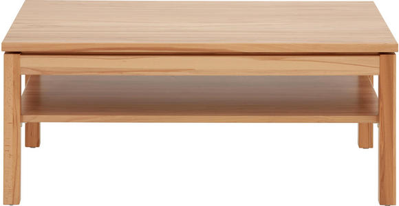 COUCHTISCH in Holz 120/70/50 cm - Buchefarben/Nickelfarben, KONVENTIONELL, Holz/Metall (120/70/50cm) - Voleo