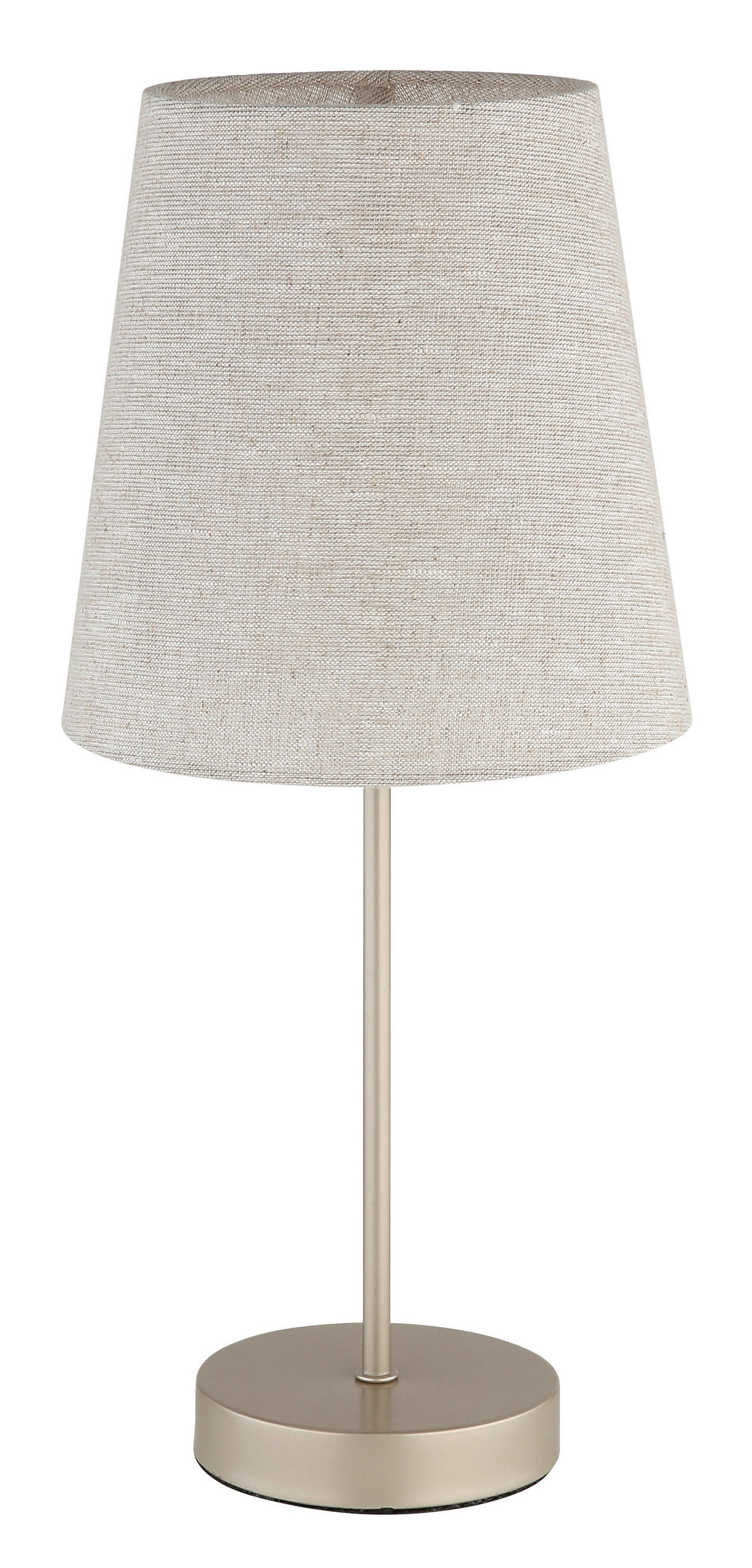 TISCHLEUCHTE Joris 20/45 cm  - Champagner/Beige, Design, Kunststoff/Textil (20/45cm) - Globo
