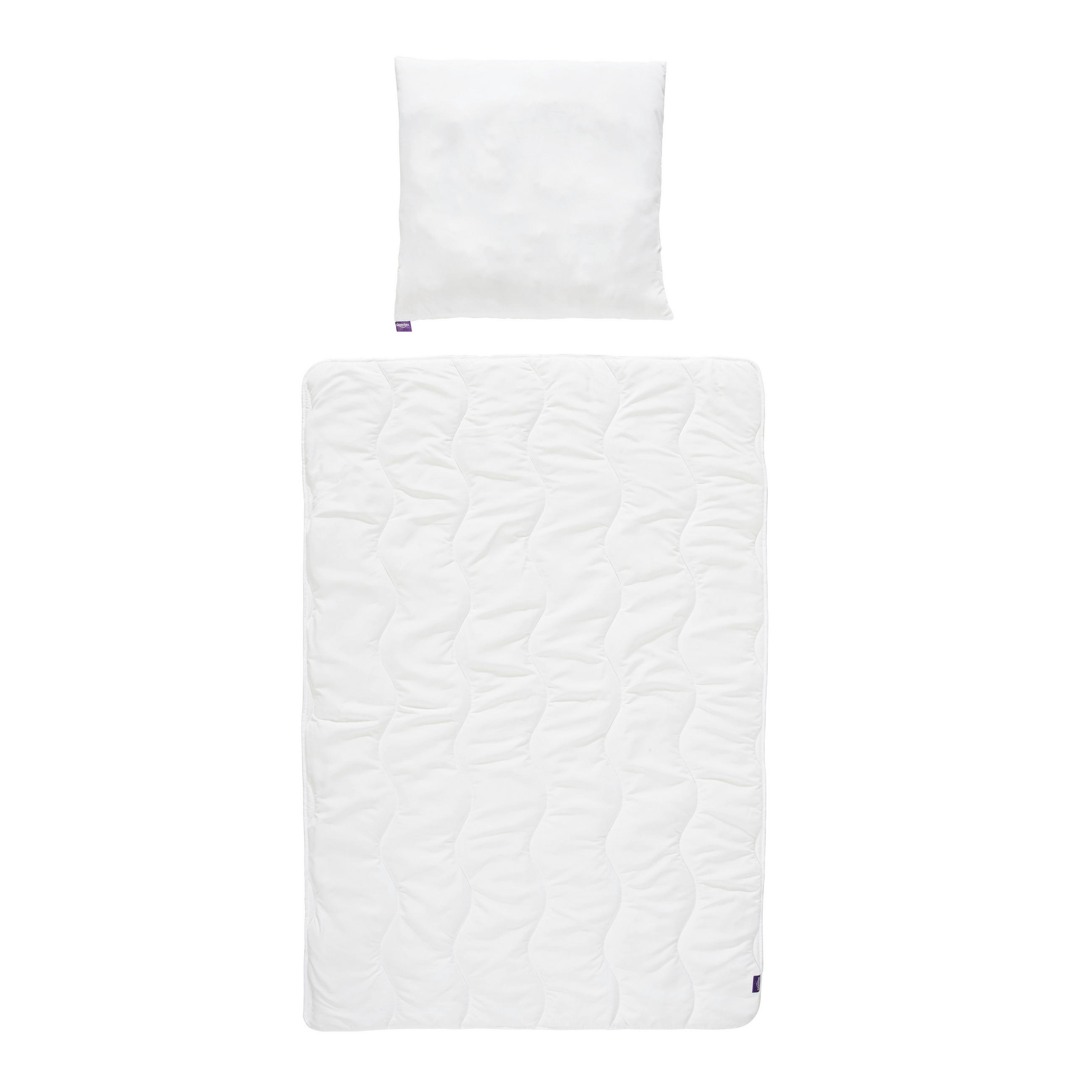 BETTENSET  Sahra 135/200 cm  - Weiß, Basics, Textil (135/200cm) - Sleeptex