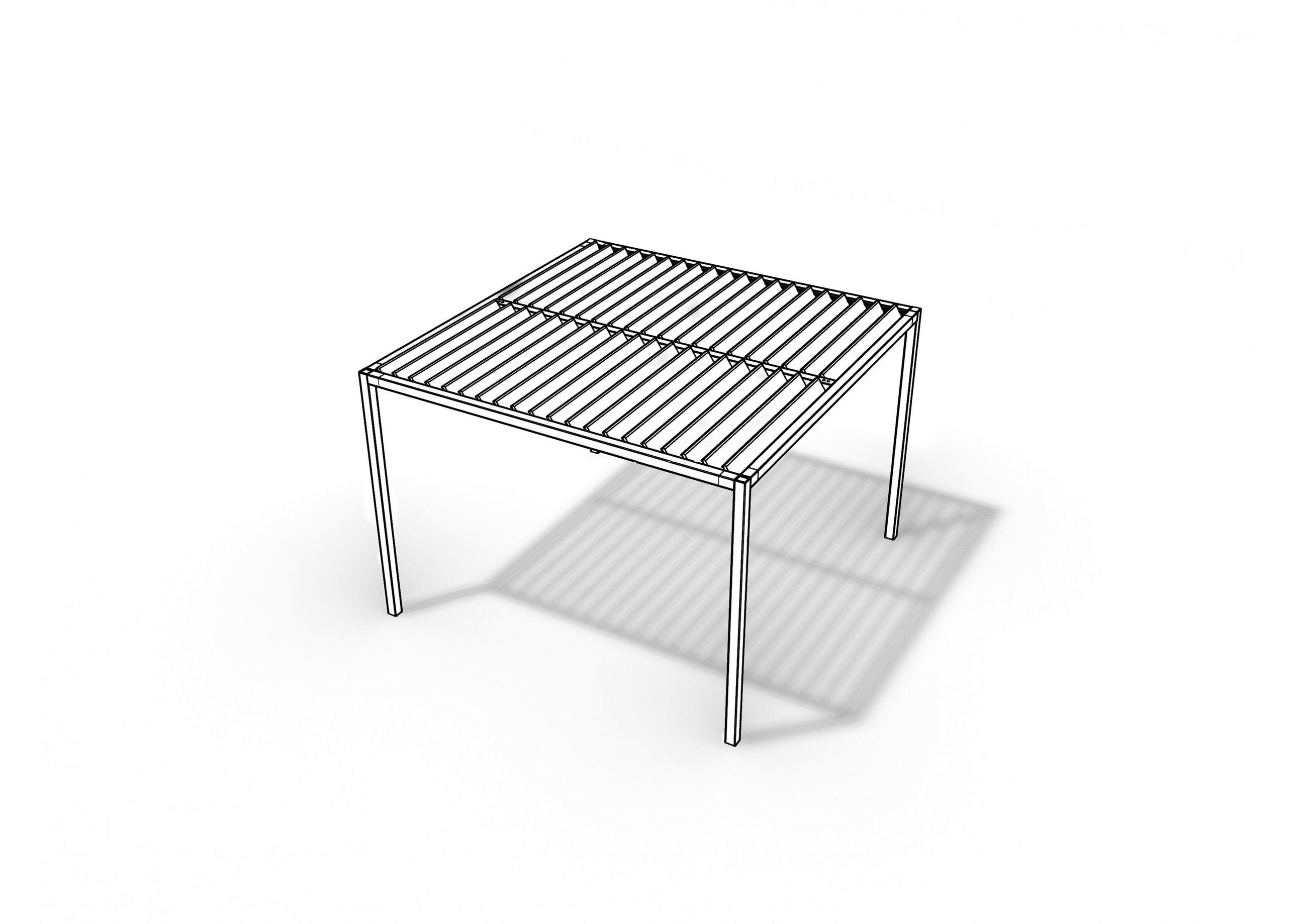 PAVILLON - BASIS VIVERA 315/217/315 cm Aluminium  - Anthrazit/Silberfarben, Basics, Metall (315/217/315cm) - Siena Garden