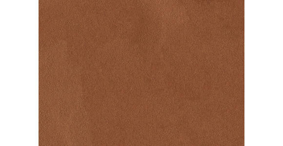ECKSOFA in Velours Kupferfarben 177/253 cm - Schwarz/Kupferfarben, Design, Textil/Metall (177/253cm) - Dieter Knoll