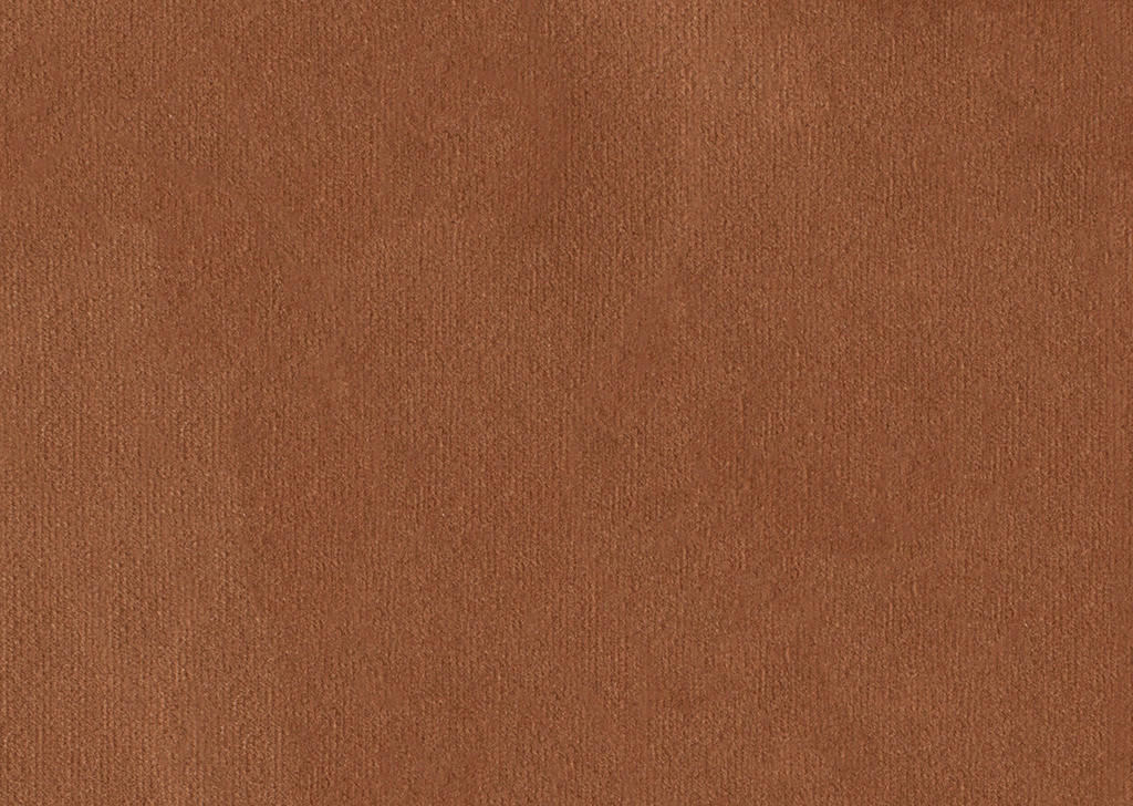 ECKSOFA in Velours Kupferfarben  - Schwarz/Kupferfarben, Design, Textil/Metall (253/177cm) - Dieter Knoll