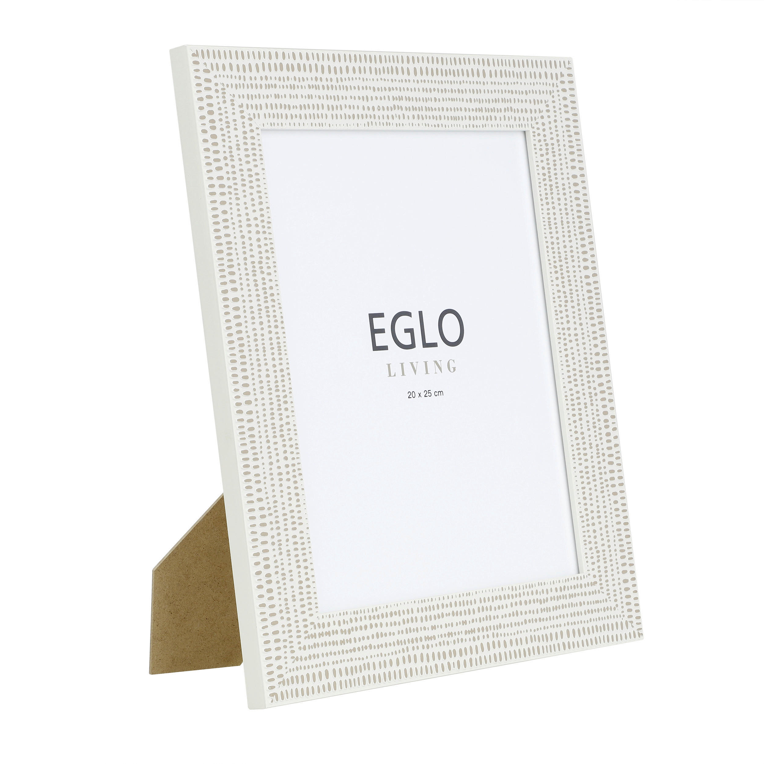 RAHMEN 27/1,5/32 cm  - Taupe/Creme, Trend, Glas/Kunststoff (27/1,5/32cm) - Eglo