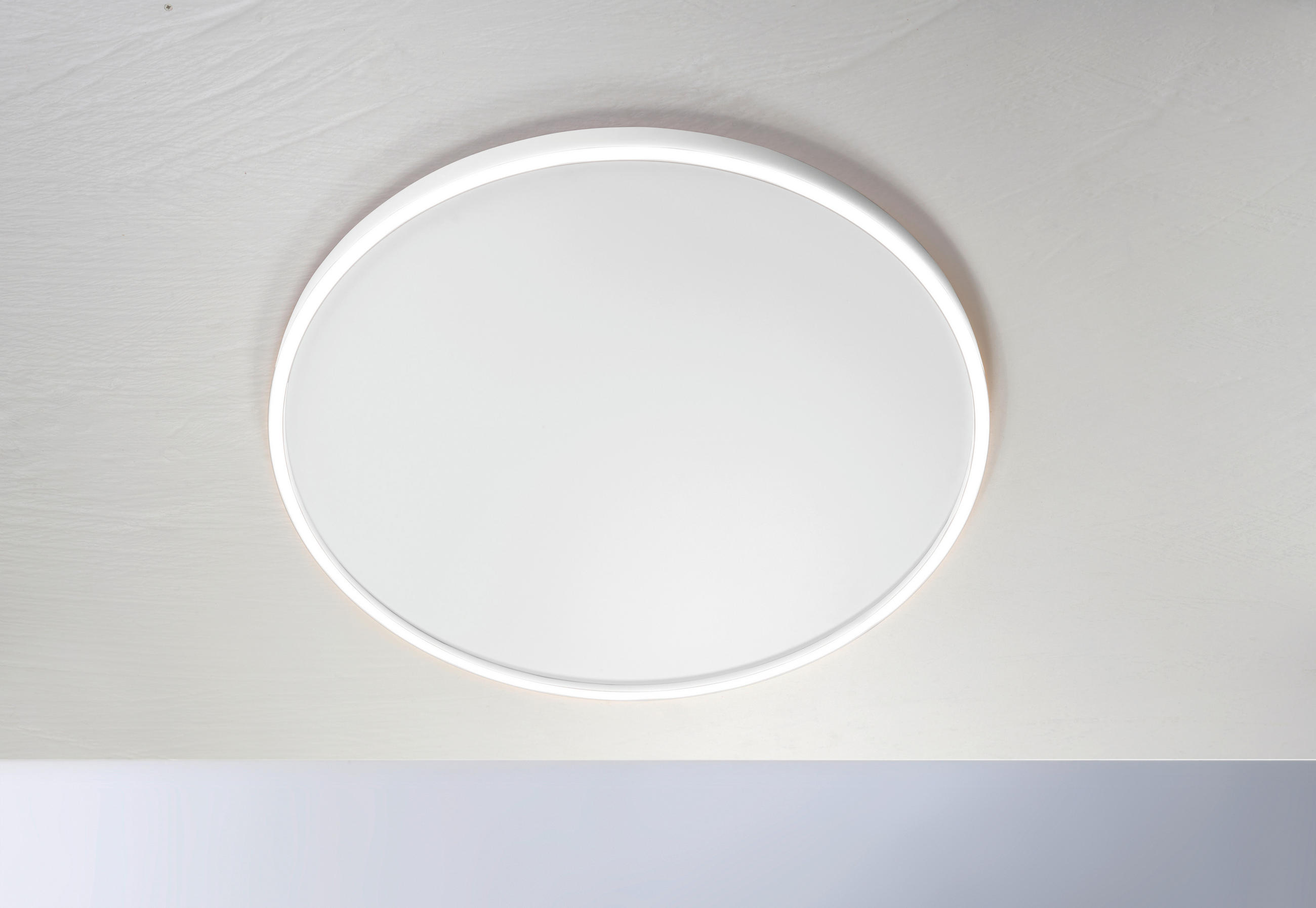 LED-DECKENLEUCHTE 80/4 cm    - Weiß, Basics, Metall (80/4cm) - BOPP