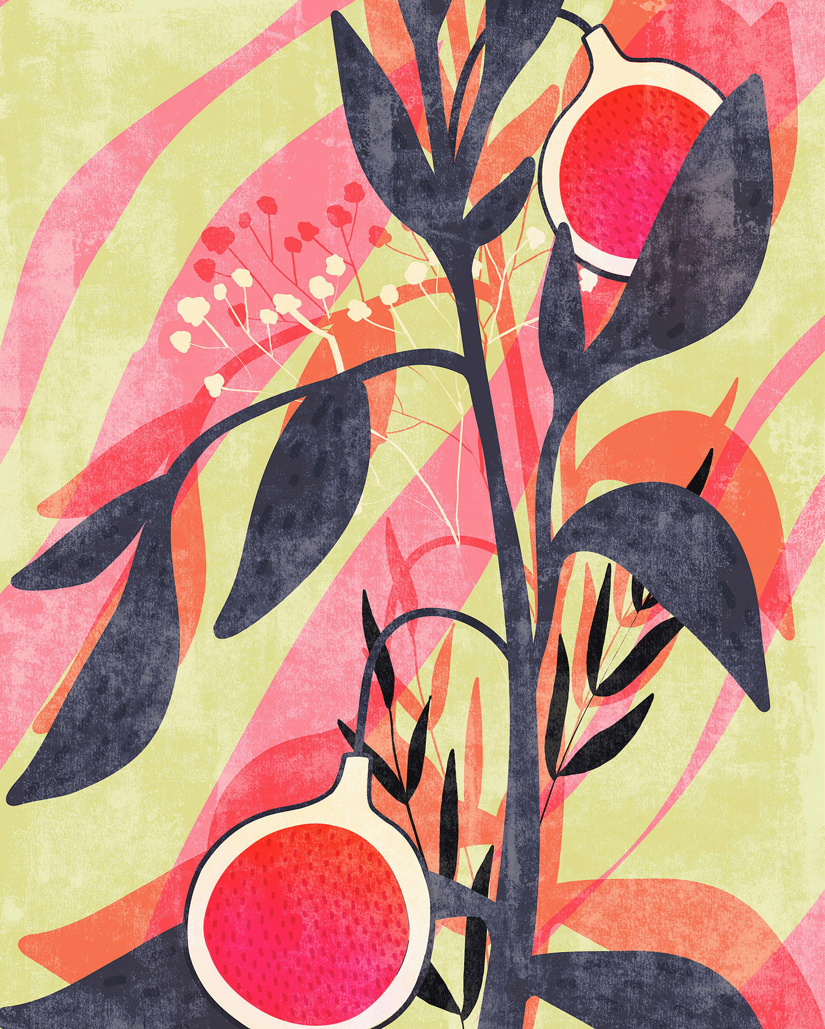 VLIESTAPETE  - Blau/Gelb, Basics (200/250cm) - Xora