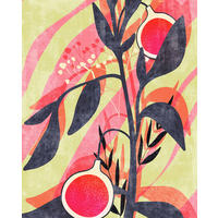 NON WOVEN-TAPET 200/250 cm  - röd/blå, Basics (200/250cm) - Komar