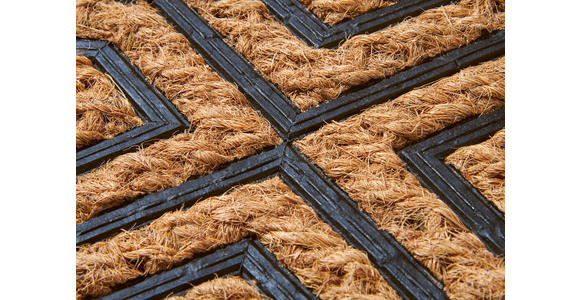 KOKOSMATTE 45/75 cm Mix Mats  - Hellbraun/Schwarz, Basics, Naturmaterialien/Kunststoff (45/75cm) - Esposa