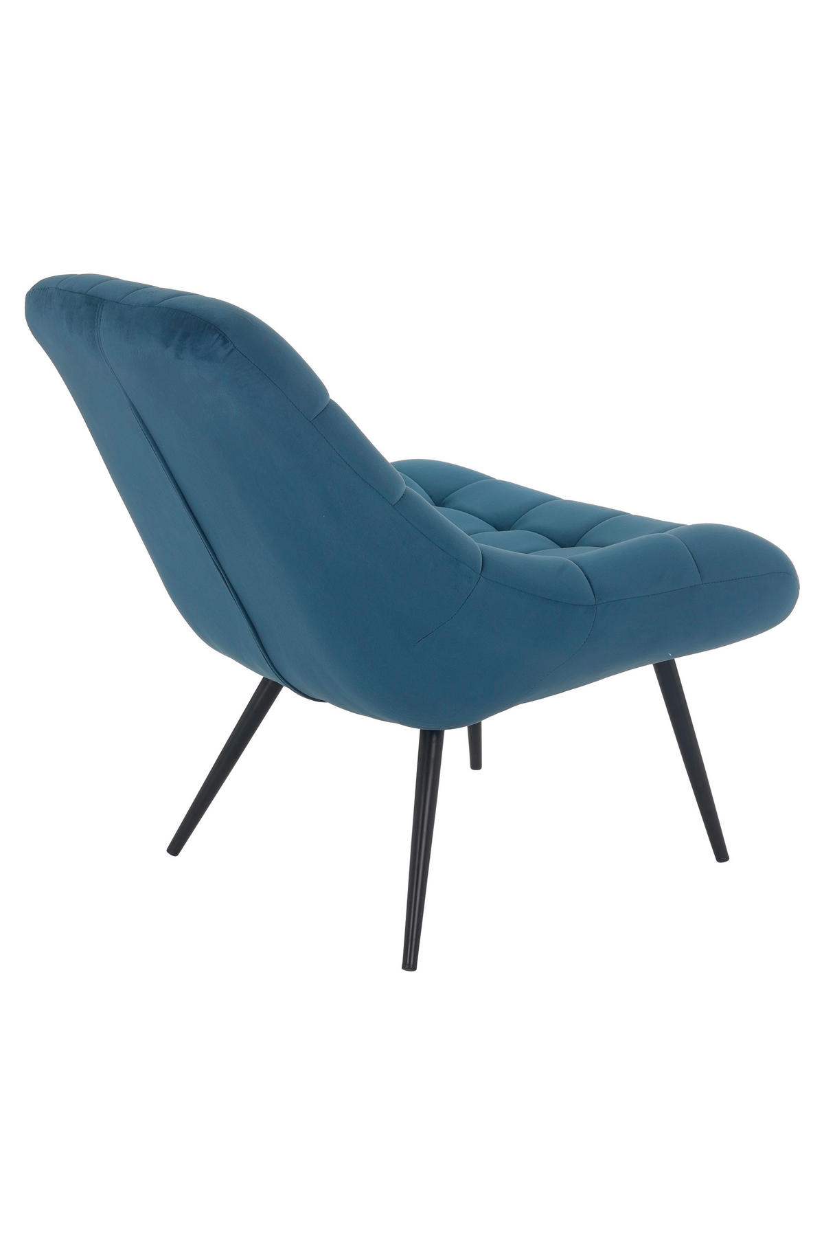 XXL-SESSEL - Blau/Schwarz, MODERN, Textil/Metall (76/85,6/85,6cm) - Livetastic