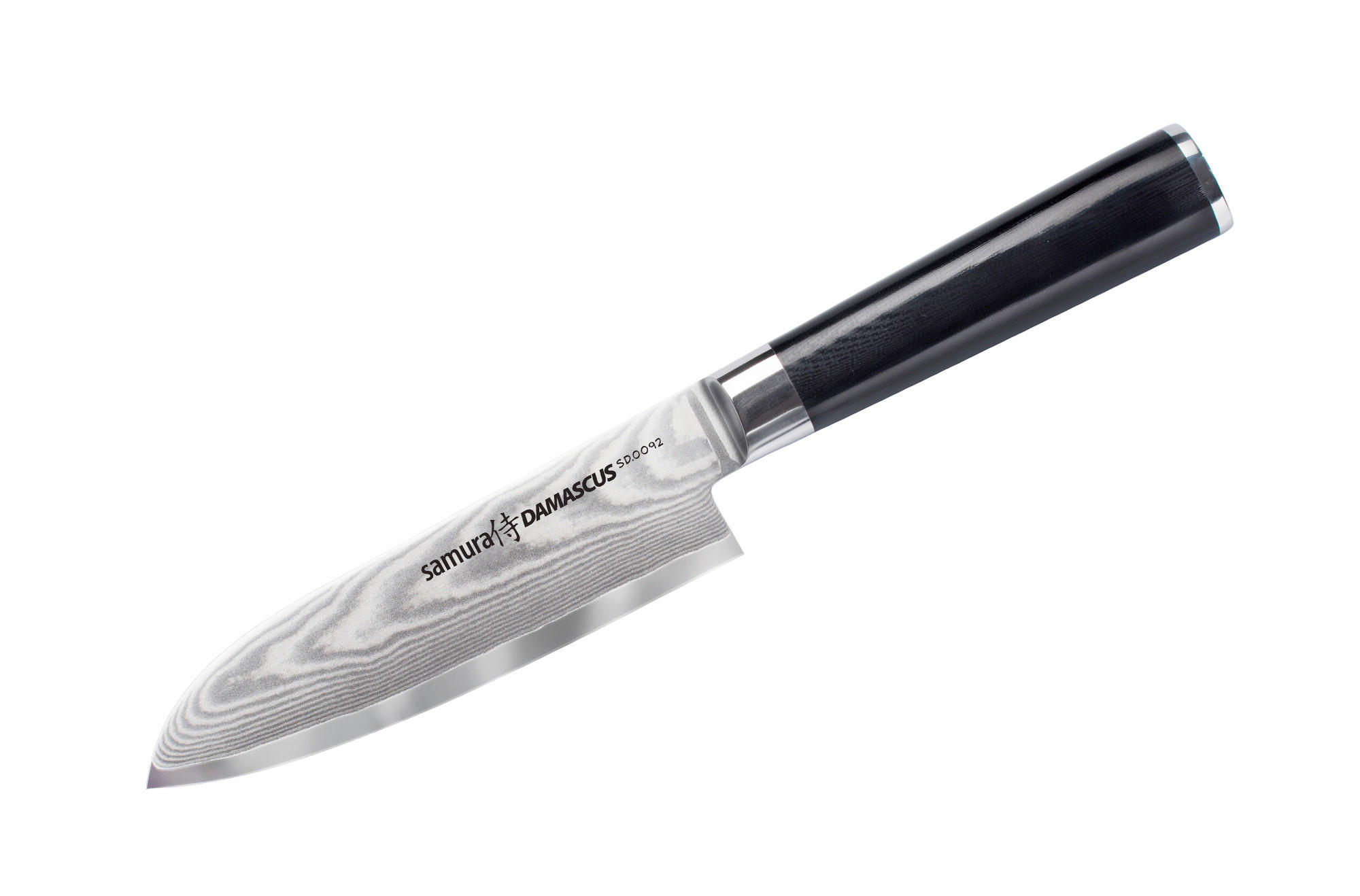 NOŽ SANTOKU  Damascus  27,5/4/2,5 cm          ogljikovo jeklo - Basics, kovina/umetna masa (27,5/4/2,5cm) - Samura