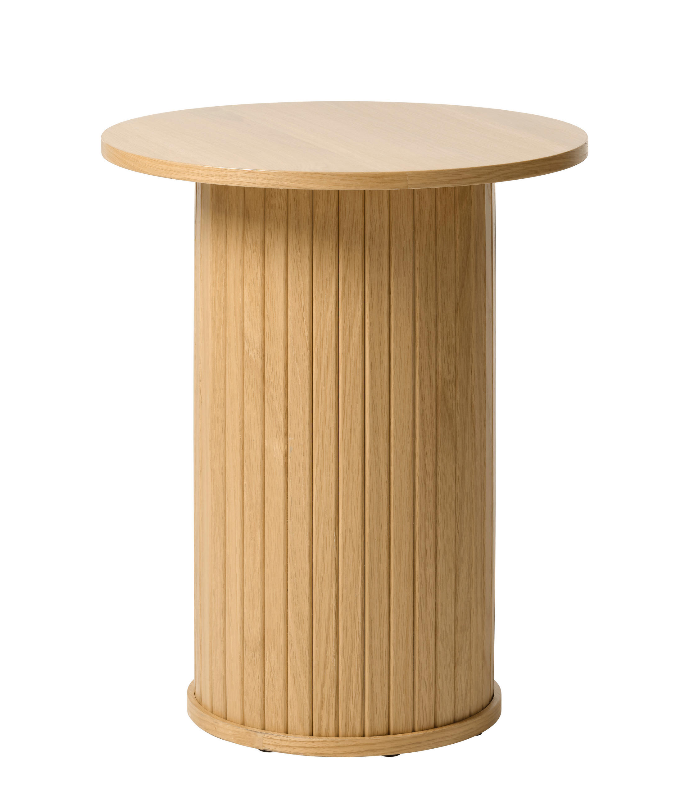 BEISTELLTISCH 50/50/55 cm furniert Eichefarben rund  - Eichefarben, Trend, Holzwerkstoff (50/50/55cm) - home24