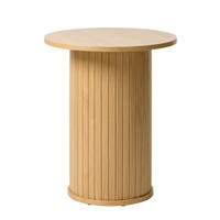 BEISTELLTISCH 50/50/55 cm furniert Eichefarben rund  - Eichefarben, Trend, Holzwerkstoff (50/50/55cm) - home24