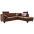 WOHNLANDSCHAFT in Leder Braun - Eichefarben/Braun, Design, Leder/Holz (259/235cm) - Valdera WOHNLANDSCHAFT in Leder Braun - Eichefarben/Braun, Design, Leder/Holz (259/235cm) - Valdera