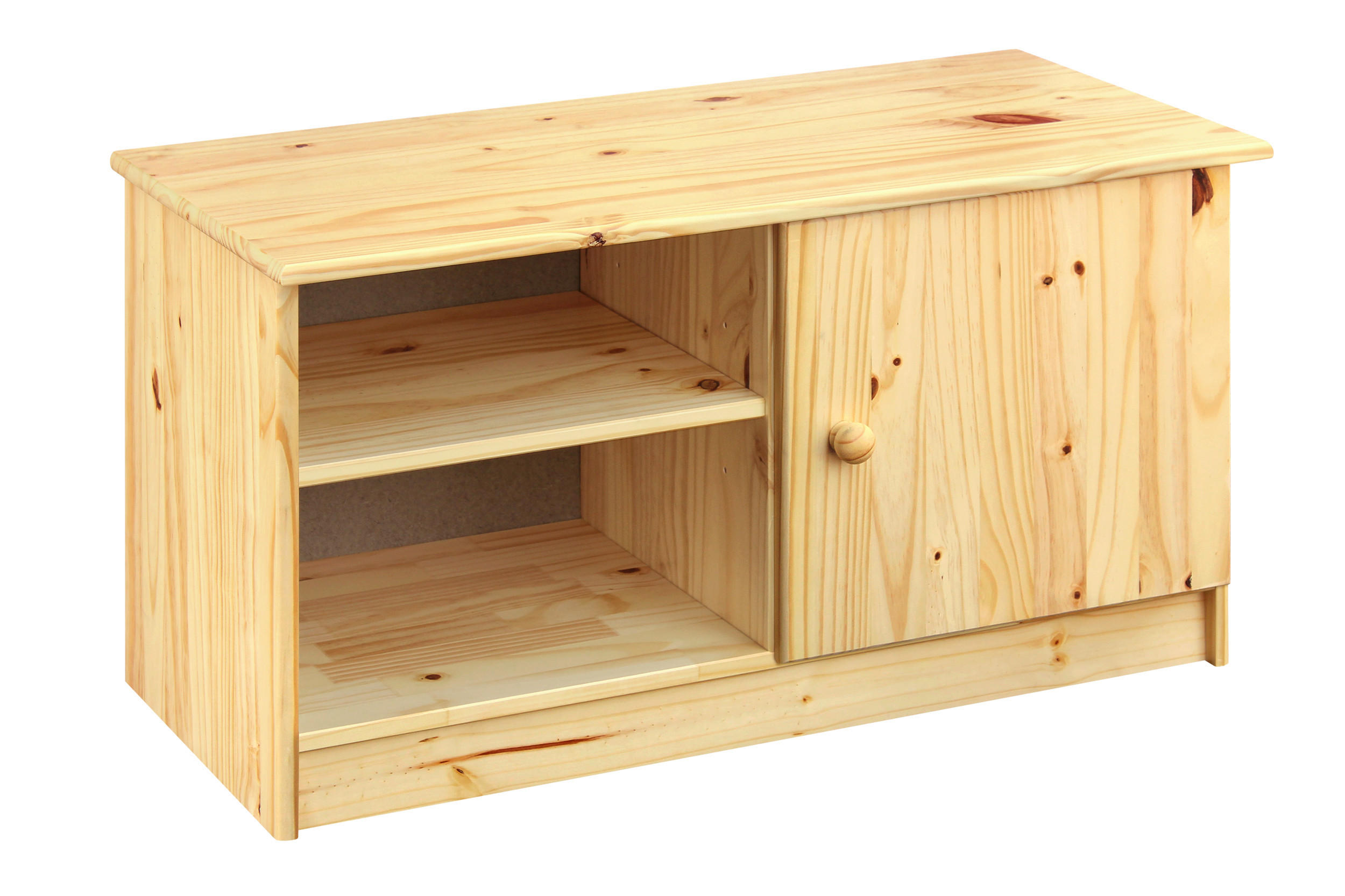 SKOSKÅP  i 91/48/38 cm  - naturfärgad, Natur, trä (91/48/38cm) - Livetastic