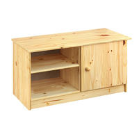 SKOSKÅP  i 91/48/38 cm  - naturfärgad, Natur, trä (91/48/38cm) - Livetastic