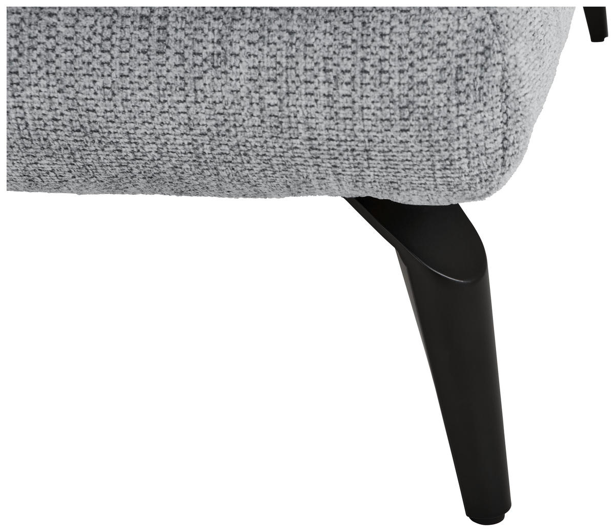 HÖRNSOFFA i flatväv mörkgrå  - mörkgrå/svart, Design, metall/textil (176/294cm) - MID.YOU