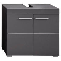 WASCHBECKENUNTERSCHRANK 60/56/34 cm  - Silberfarben/Grau, MODERN, Holzwerkstoff/Kunststoff (60/56/34cm) - MID.YOU