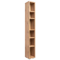 REGALELEMENT  25/191/27 cm Eichefarben  - Eichefarben/Silberfarben, KONVENTIONELL, Holzwerkstoff (25/191/27cm) - MID.YOU