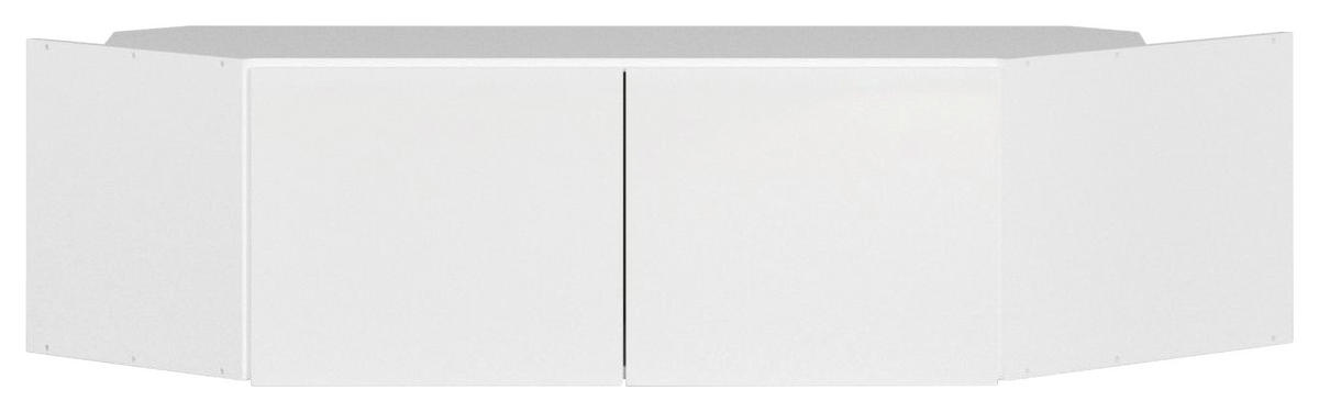 AUFSATZSCHRANK 117/39/104 cm  in  - Weiß Hochglanz/Weiß, KONVENTIONELL, Holzwerkstoff (117/39/104cm) - James Wood
