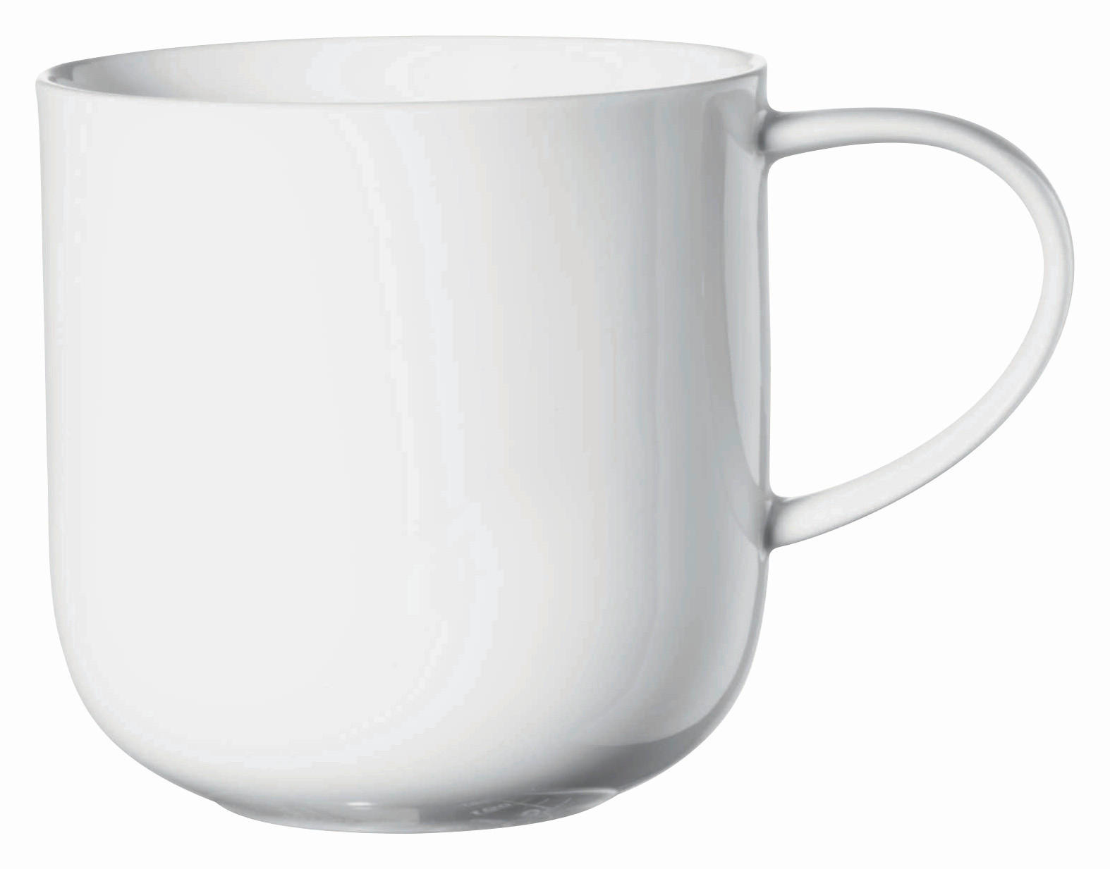 HRNČEK NA KÁVU keramika  - biela, Basics, keramika (9,2/9,5cm) - ASA