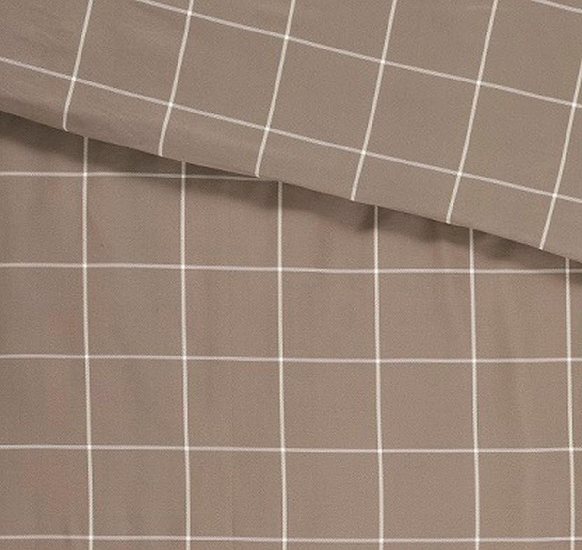 BETTWÄSCHESET Satin 160/210 cm  65 cm/100 cm  - Cappuccino, Basics, Textil (160/210cm) - Ambiente