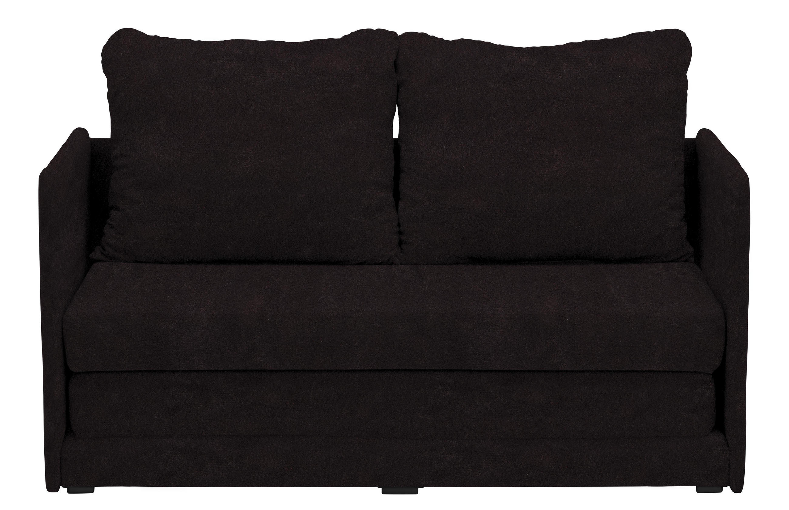 Jugend- UND Kindersofa in Textil Dunkelbraun