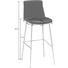 BARHOCKER in Braun, Chromfarben - Chromfarben/Braun, Design, Textil/Metall (40/108/44cm) - Carryhome BARHOCKER in Braun, Chromfarben - Chromfarben/Braun, Design, Textil/Metall (40/108/44cm) - Carryhome