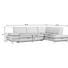 WOHNLANDSCHAFT in Leder Lila - Lila/Alufarben, Design, Leder/Metall (283/213cm) - Dieter Knoll WOHNLANDSCHAFT in Leder Lila - Lila/Alufarben, Design, Leder/Metall (283/213cm) - Dieter Knoll