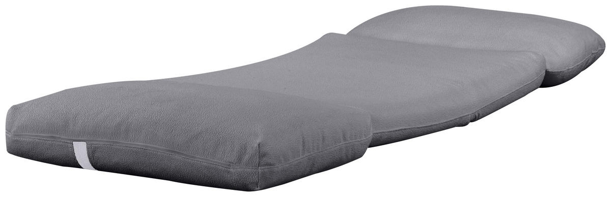 SCHLAFSESSEL  in Webstoff Dunkelgrau  - Dunkelgrau/Hellgrau, Design, Textil (78/58/82cm) - Livetastic