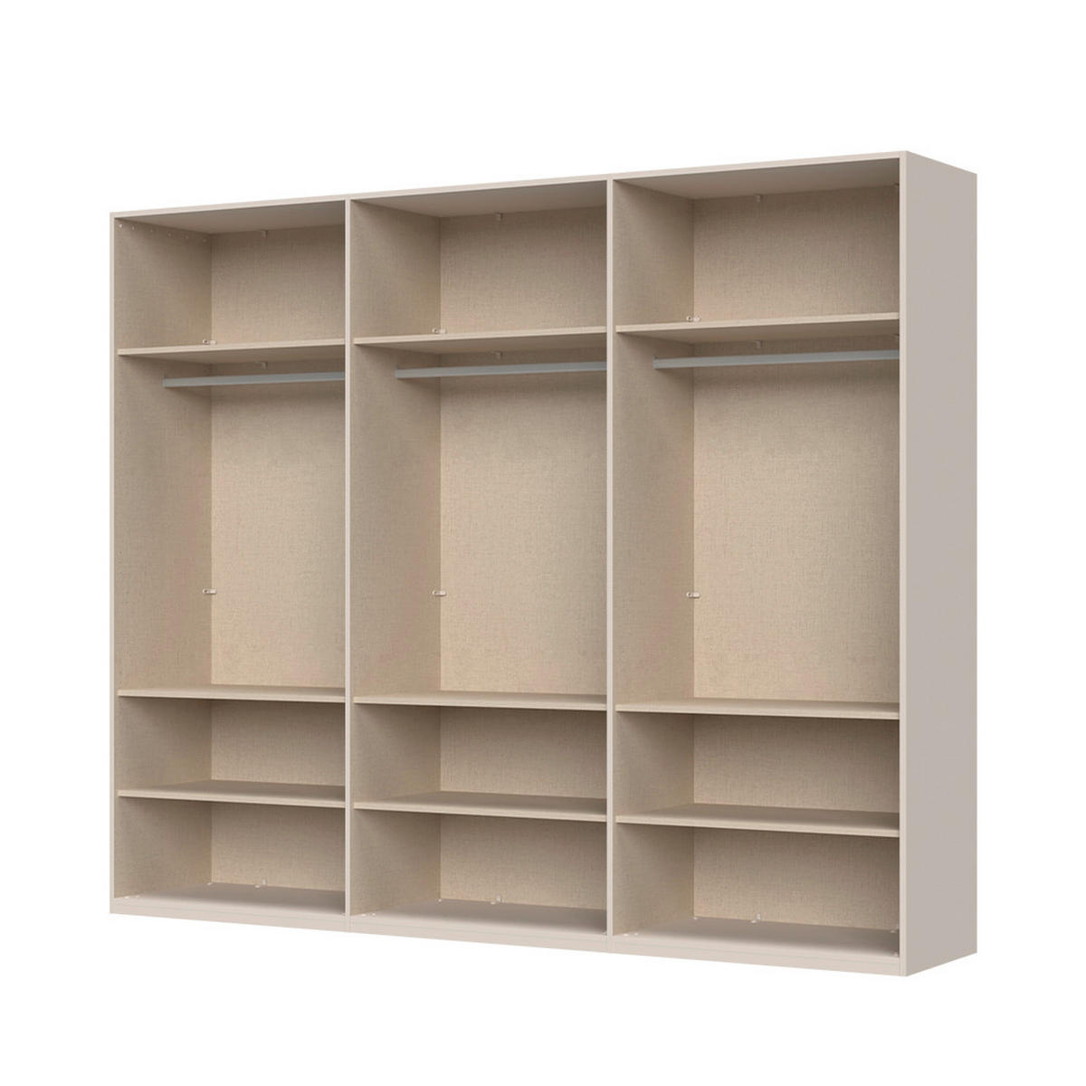 ORMAR SA KLASIČNIM VRATIMA  272/224/56 cm  - Dizajnerski, staklo/metal (272/224/56cm)