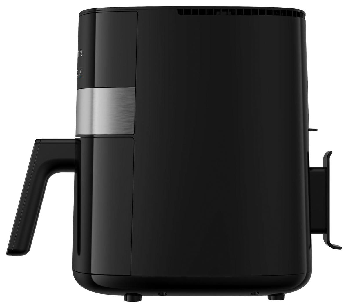 HEIßLUFTFRITTEUSE Airfryer MF-CN65E2 6.3 l  - Silberfarben/Schwarz, Basics, Kunststoff (38,7/30,0/27,1cm) - Midea