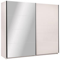 SCHIEBETÜRENSCHRANK 250/210/62 cm 2-türig  - Kaschmir/Schwarz, MODERN, Holzwerkstoff/Metall (250/210/62cm) - MID.YOU