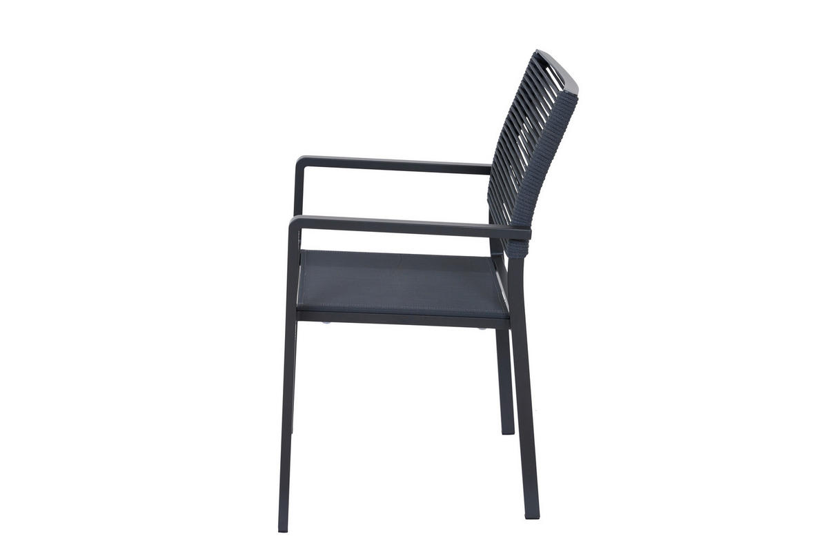 GARTENSESSEL Metall Anthrazit  - Anthrazit, Basics, Metall (54/88/58cm) - Siena Garden