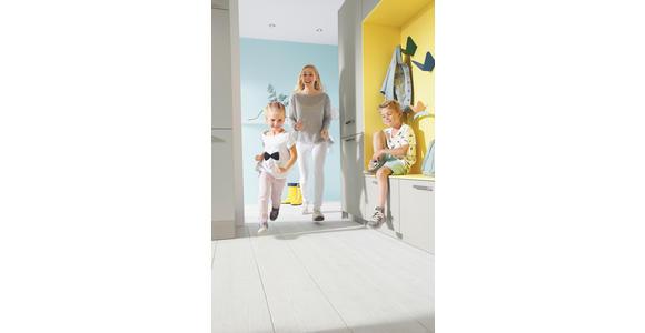 EINBAUKÜCHE   - Gelb/Grau, Design, Holzwerkstoff - Novel