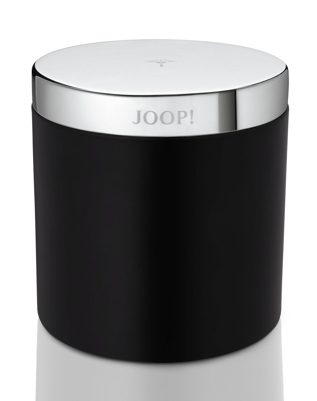 KOSMETIKDOSE - Chromfarben/Schwarz, Basics, Kunststoff (11/11/12,4cm) - Joop!