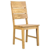 STUHL     - Wildeiche, Natur, Holz (43/97,5/52cm) - Carryhome