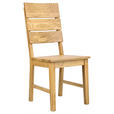 STUHL     Wildeiche  - Wildeiche, Natur, Holz (43/97,5/52cm) - Carryhome