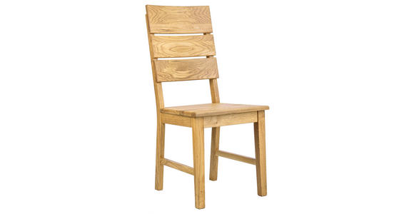 STUHL     Wildeiche  - Wildeiche, Natur, Holz (43/97,5/52cm) - Carryhome