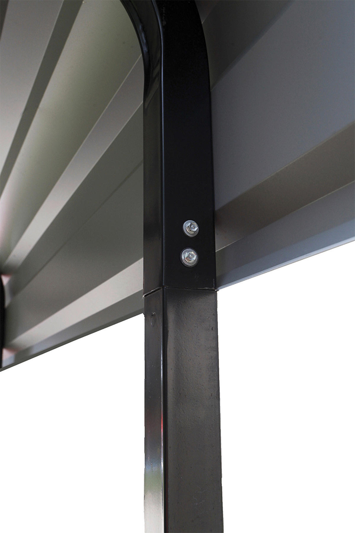 CARPORT - Schwarz/Grau, Basics, Metall (370/260/600cm)