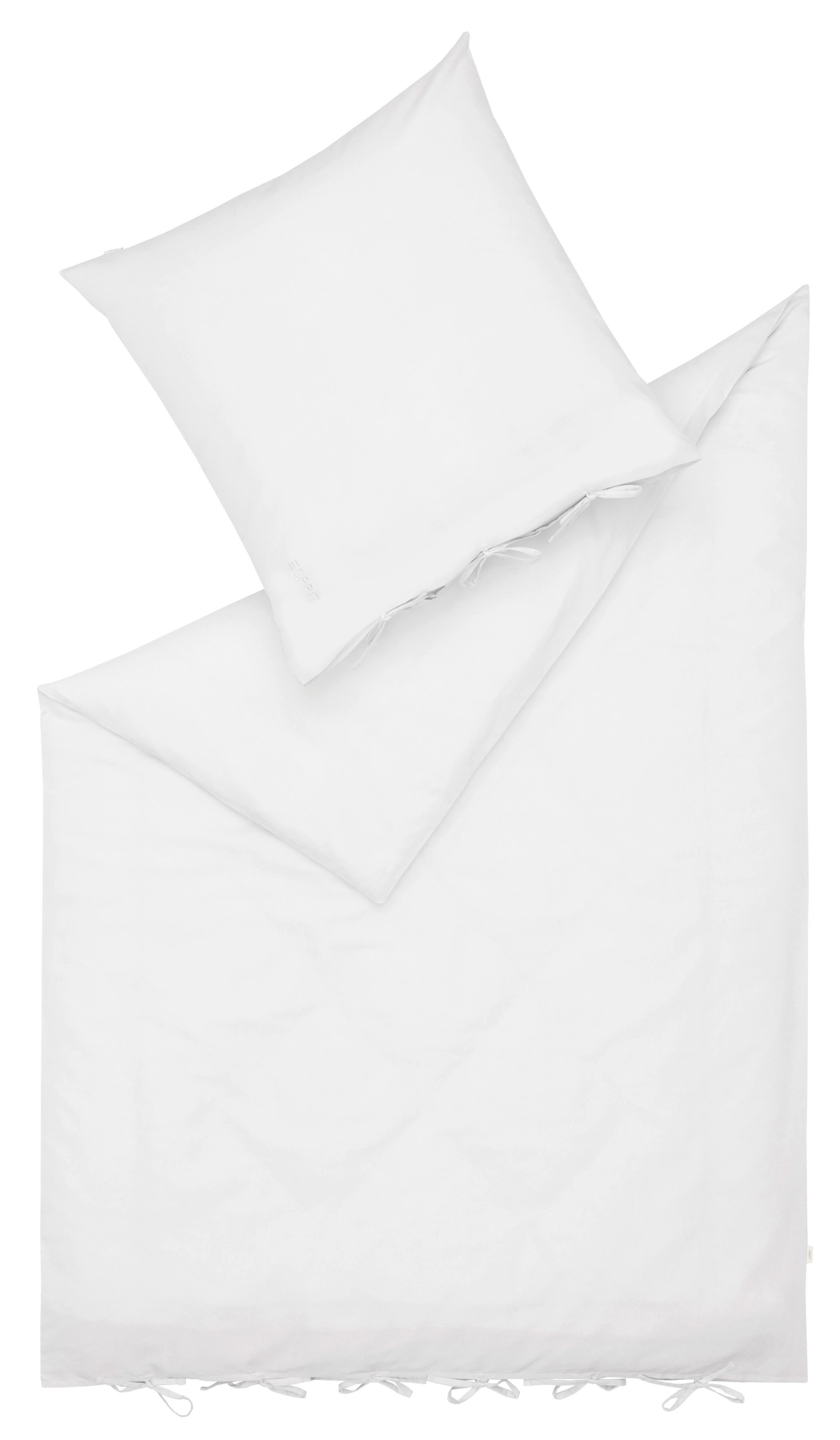 BETTWÄSCHE E-Join Renforcé  - Weiß, Basics, Textil (135/200cm) - Esprit