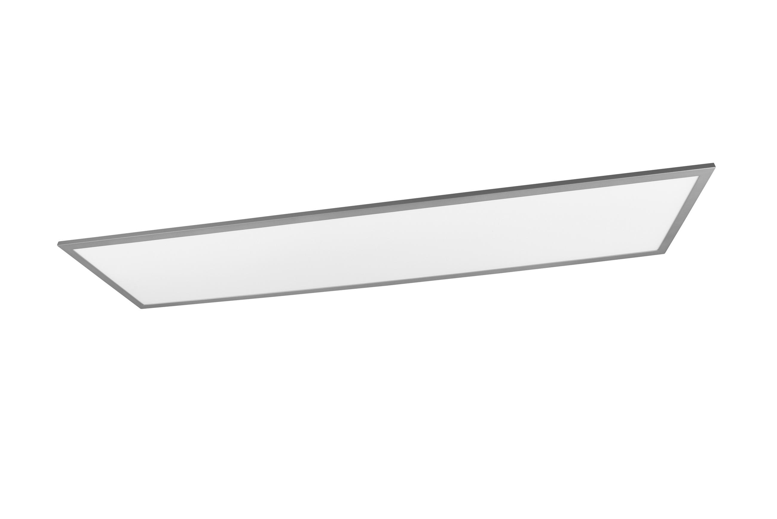 LED-TAKLAMPA Alpha 34 W 30/120/3 cm  - titanfärgad, Basics, metall (30/120/3cm)