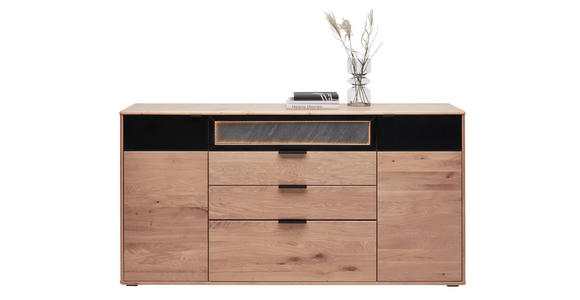 SIDEBOARD 185/94,6/42 cm  - Eiche Bianco/Eichefarben, Natur, Holz/Holzwerkstoff (185/94,6/42cm) - Linea Natura