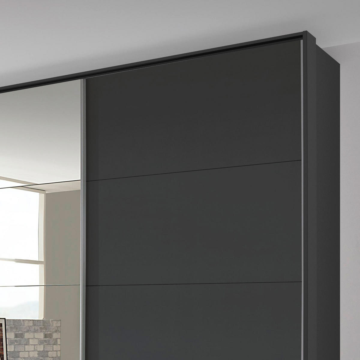 PASSEPARTOUTRAHMEN 368/233/64 cm Grau  - Grau, MODERN, Holzwerkstoff (368/233/64cm) - Luca Bessoni