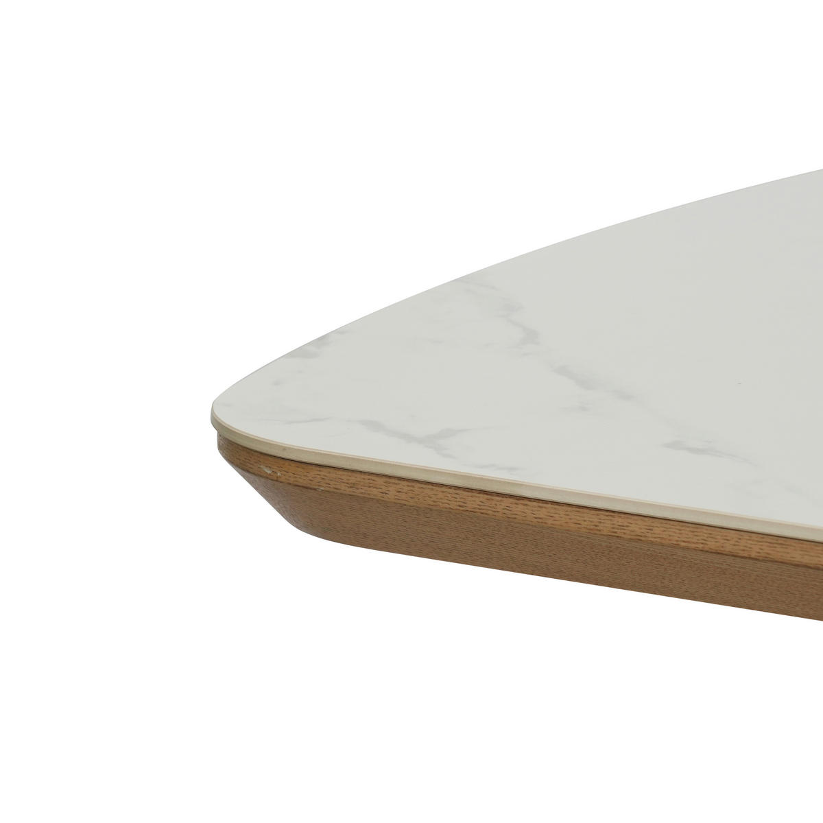 ESSTISCH 180/90/76 cm Nachbildung  Metall, Keramik, Holzwerkstoff rechteckig Naturfarben, Weiß  - Naturfarben/Weiß, MODERN, Keramik/Holzwerkstoff (180/90/76cm) - Livetastic
