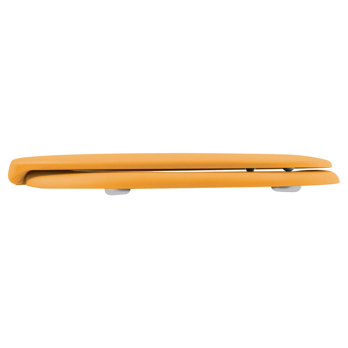 WC-SITZ Dunkelgelb  - Dunkelgelb, Basics, Kunststoff (45.5/37/5.5cm) - Spirella