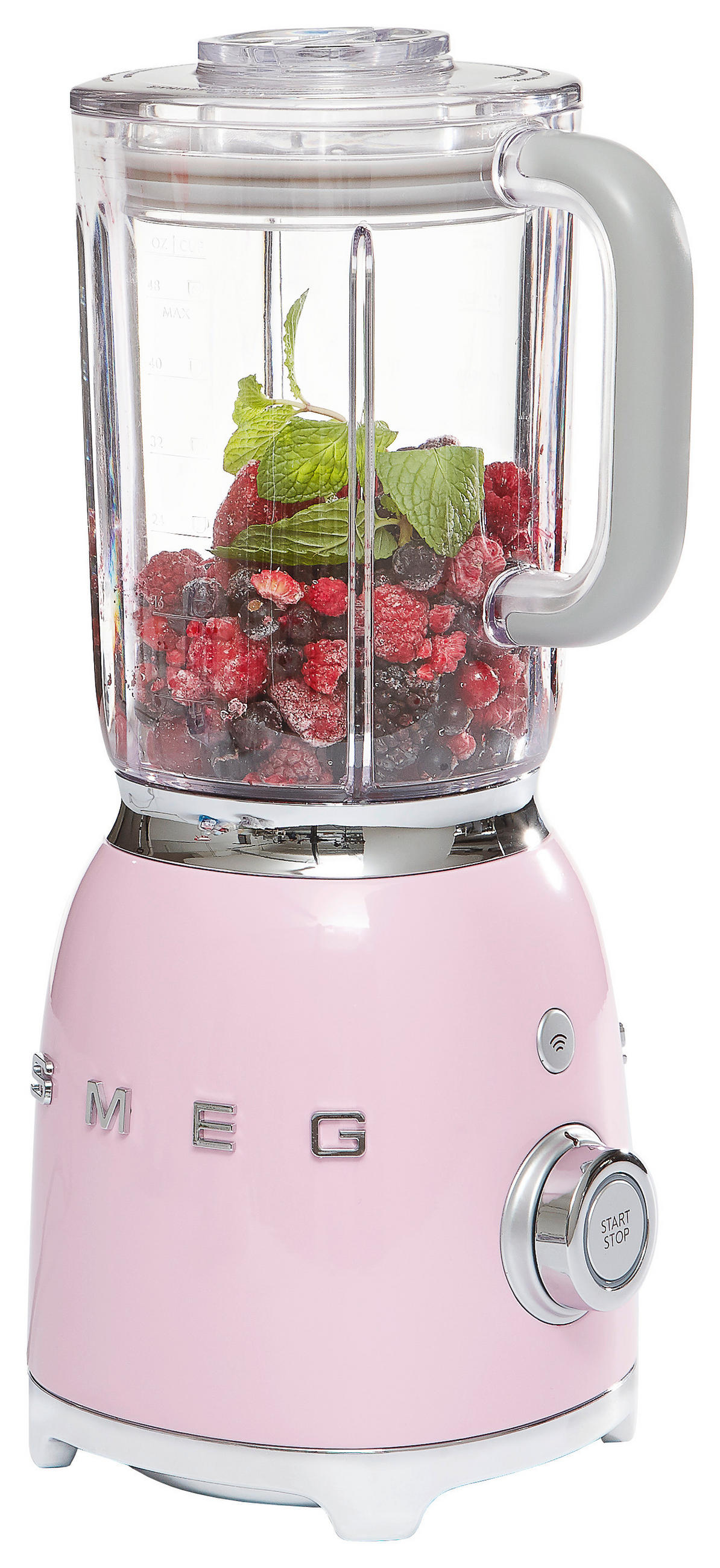 SAMOSTOJEĆI BLENDER BLF01PKEU  - svijetlo ružičasta, Basics, metal (19,7/39,7/16,3cm) - SMEG
