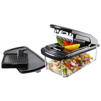 ALLESSCHNEIDER   - Schwarz, Basics, Kunststoff/Metall (11,2/12,1/26,8cm) - Gefu